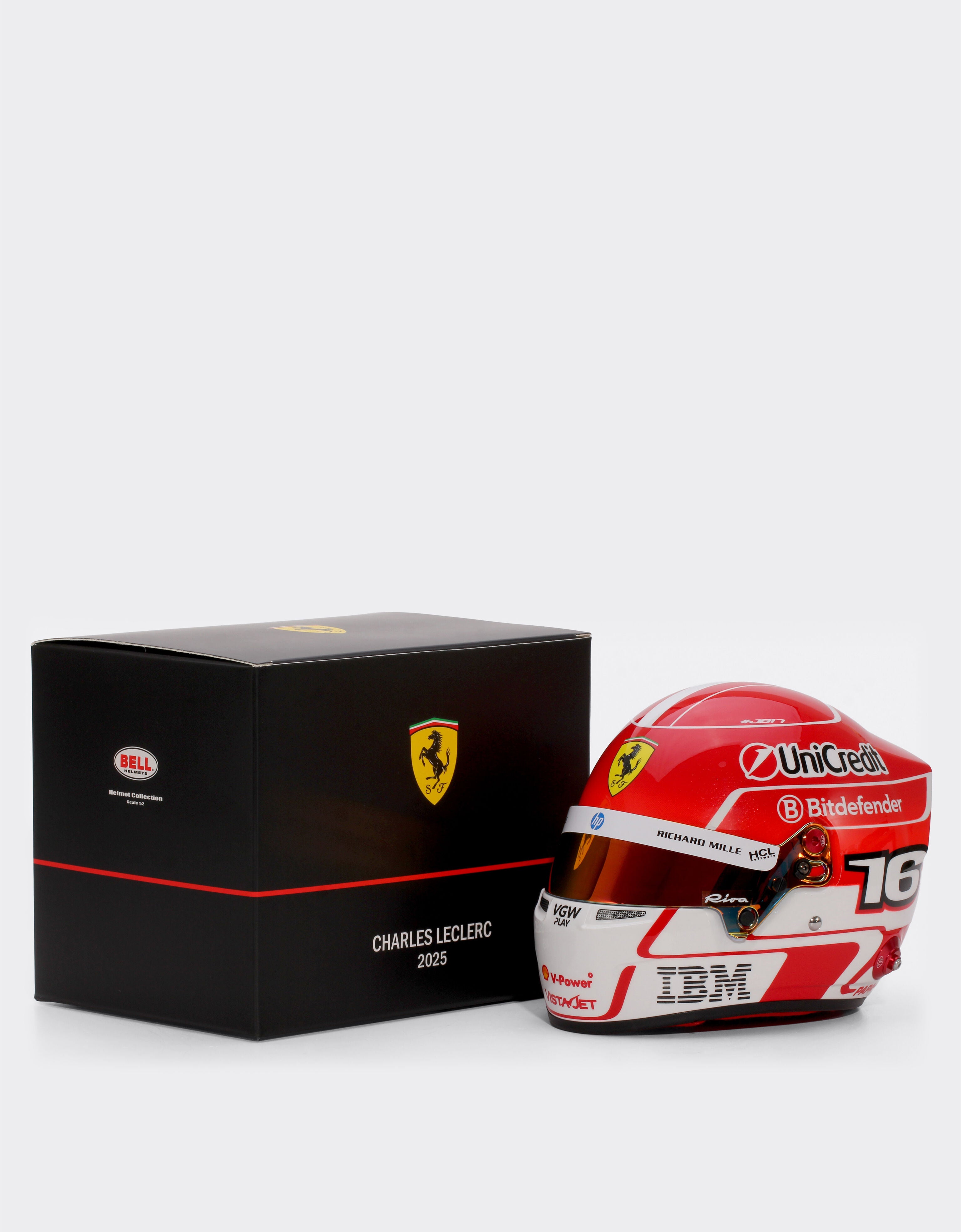 F1 Helmet – Charles Leclerc Monaco 2025